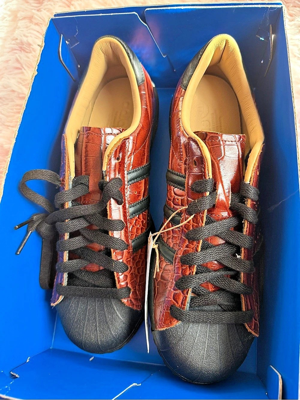 adidas Superstar Vintage Croc Fox Brown Sneakers
